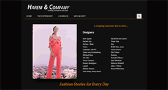 Desktop Screenshot of haremboutique.com